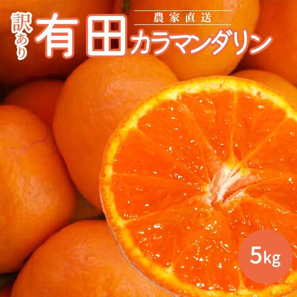 AN6109n_和歌山有田産 カラマンダリン【訳あり家庭用】5kg