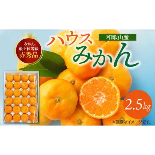 G6029_【2026年先行予約】紀州和歌山 ハウスみかん 2.5kg 赤秀品