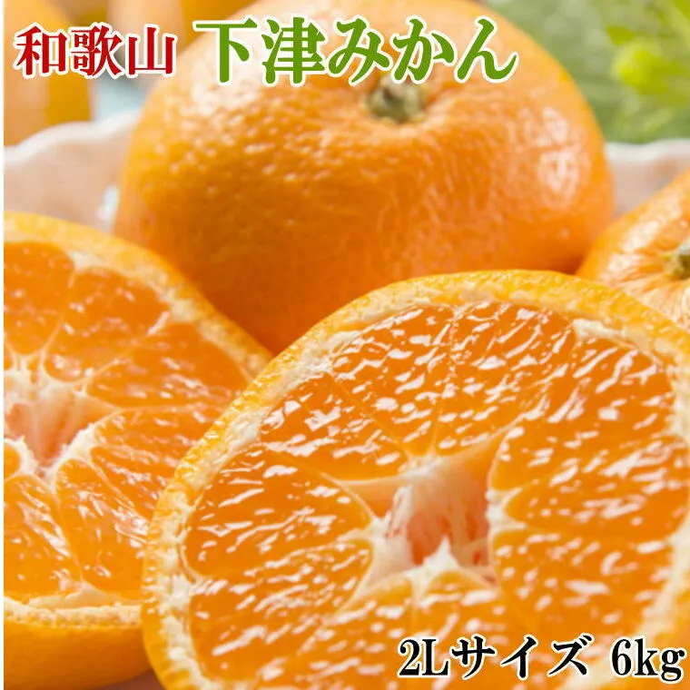 【産直・秀品】和歌山下津みかん 約6kg（2Lサイズ） ※2025年11月中旬～2026年1月中旬頃に順次発送予定