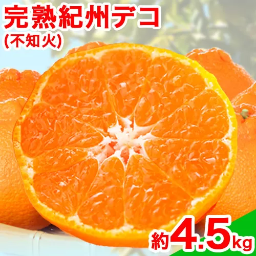 【先行予約】高級ブランド田村の完熟紀州デコ(不知火) 約4.5kg 株式会社 魚鶴商店《2027年2月下旬-3月中旬頃出荷》和歌山県 日高町 田村地区 不知火  柑橘 果物 フルーツ ブランド果実