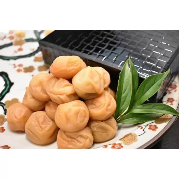 高級南高梅うす塩・白干梅計800g入 紀州塗箱 網代模様仕上 【SW77】