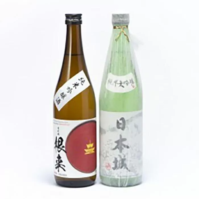 「日本城」純米大吟醸酒と純米吟醸酒「根来」720ml飲み比べセット