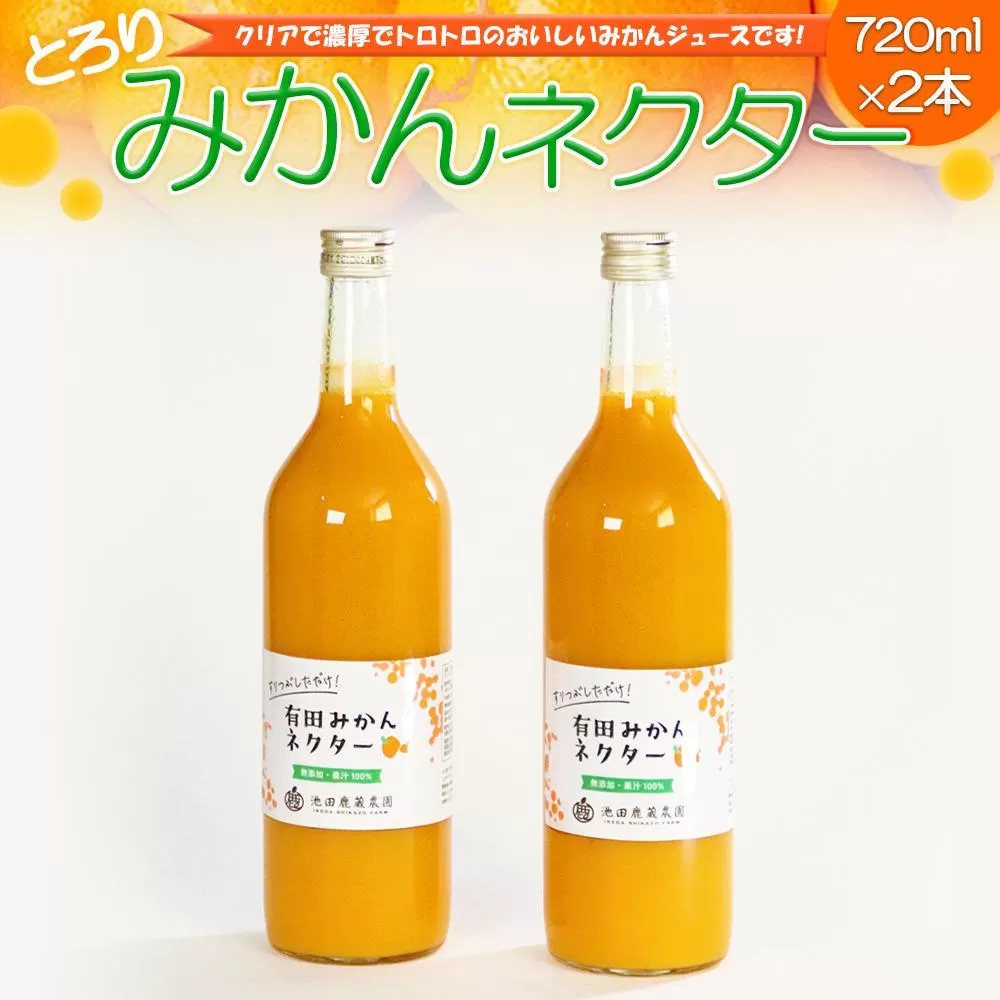 とろり みかんネクター 720ml×2本［IKE225］