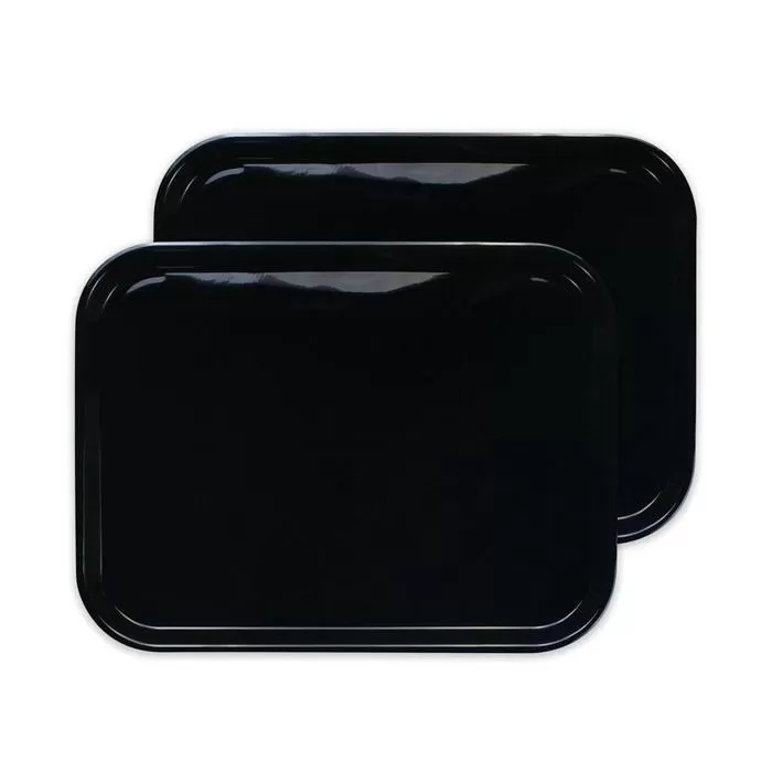 カラフルピノトレー L 39cm ブラック 2枚組 タツクラフト 【Tk57】