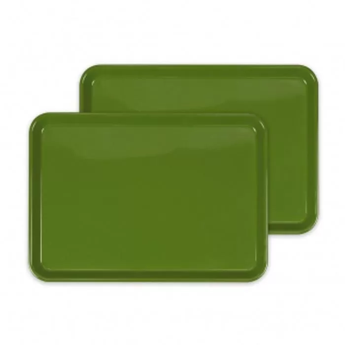 カラフルピノトレー M 33cm ティーグリーン 2枚組 タツクラフト 【Tk48】