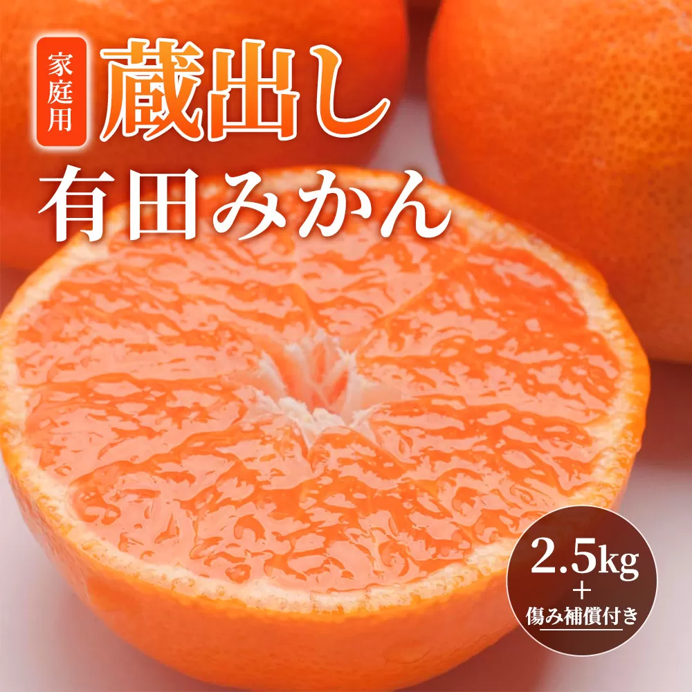 ［先行予約］家庭用 蔵出しみかん2.5kg+250g（傷み補償分）［2027年1月中旬から2027年2月末日頃、順次発送予定］［IKE224］
