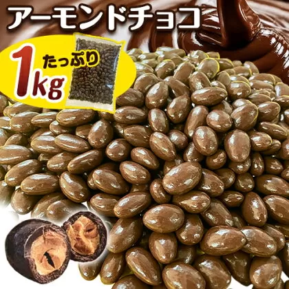 チョコレートメーカーの アーモンドチョコ 1kg 株式会社たにぐち《90日以内に出荷予定(土日祝除く)》和歌山県 日高川町 スイーツ デザート お菓子 おやつ チョコ アーモンド 送料無料 アーモンドチョコ