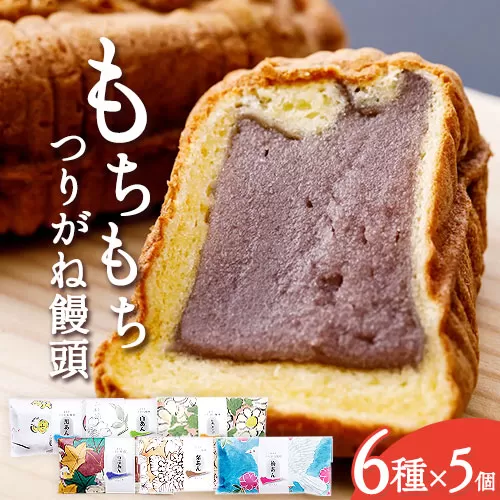 あんちんの もちもち つりがね 饅頭 スペシャル セット 全6種×5個 計30個 有限会社あんちん 《30日以内に出荷予定(土日祝除く)》 和歌山県 日高川町 まんじゅう 饅頭 和菓子 スイーツ