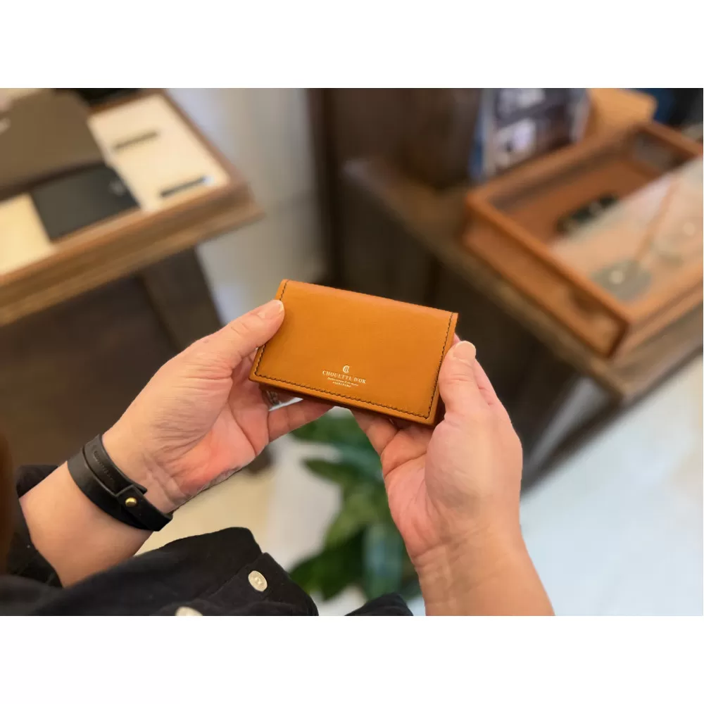 革職人が作る牛革名刺入れ Card case［CML］