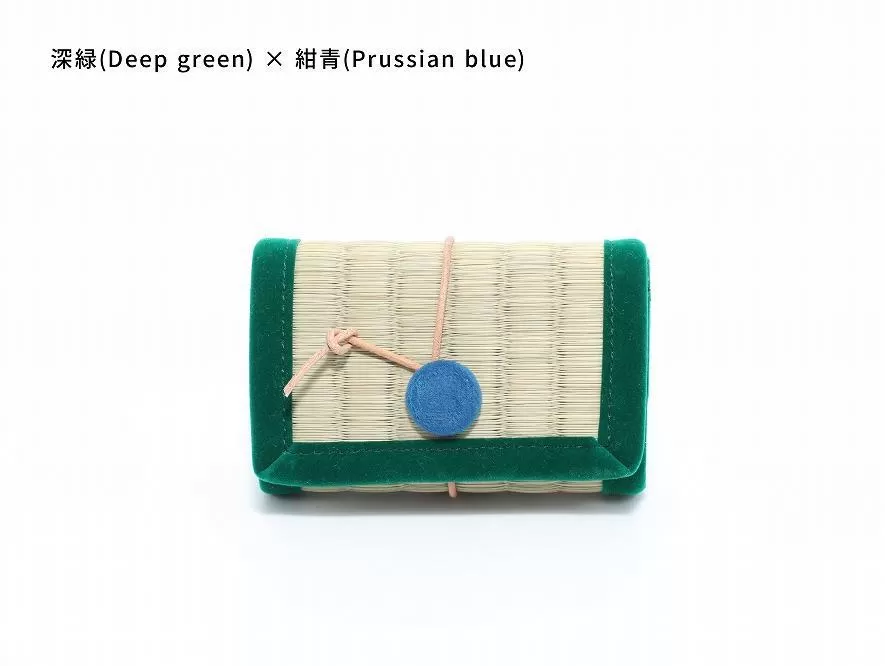 inoca  CASE　CARD【深緑×紺青】