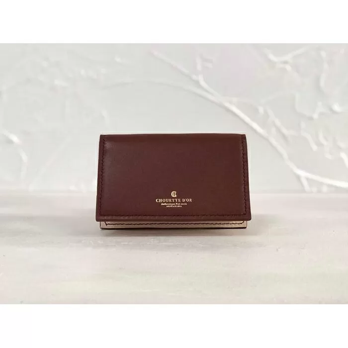 革職人が作る本革名刺入れ/Card case【ブラウン】