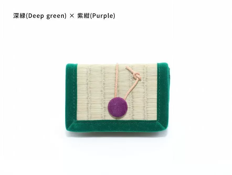 inoca  CASE　CARD【深緑×紫紺】