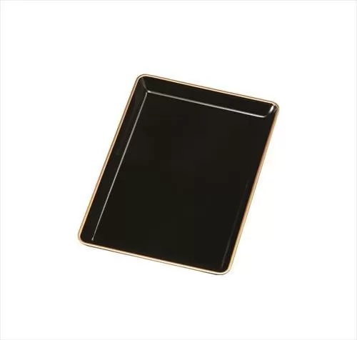 8.0 切手盆 金渕付 ［YG529］