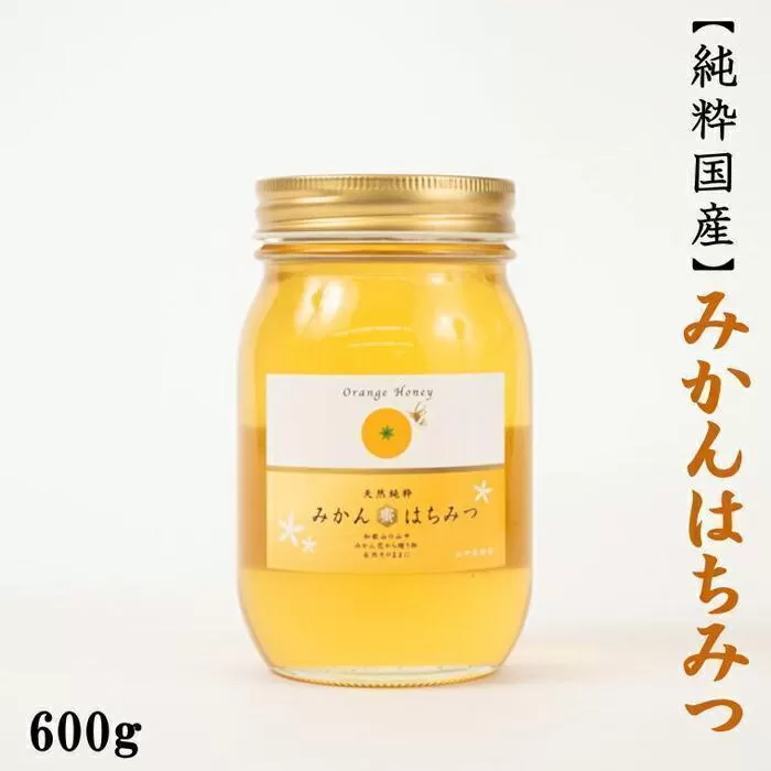 ［純粋国産］和歌山県産みかんはちみつ600g★2026年1月下旬発送［TM55］