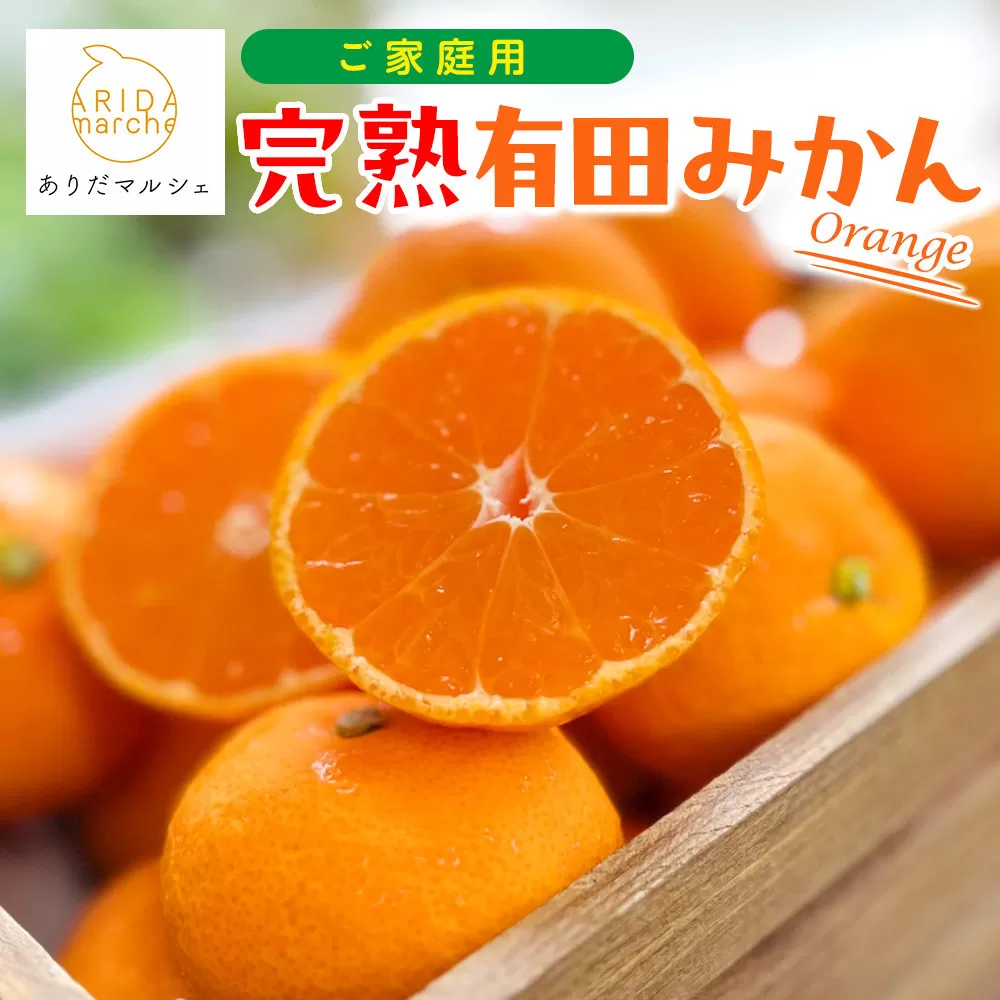 ご家庭用 完熟有田みかん 約5kg[2025年11月下旬〜12月上旬予定] 訳あり 農家直送[MS31-4]