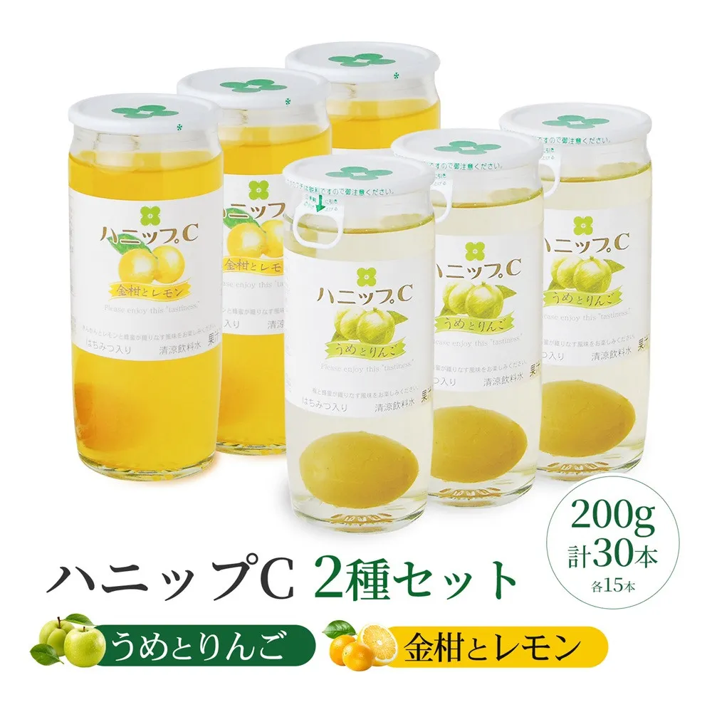 果実入り清涼飲料水 ハニップC2種類セット ［PL7］
