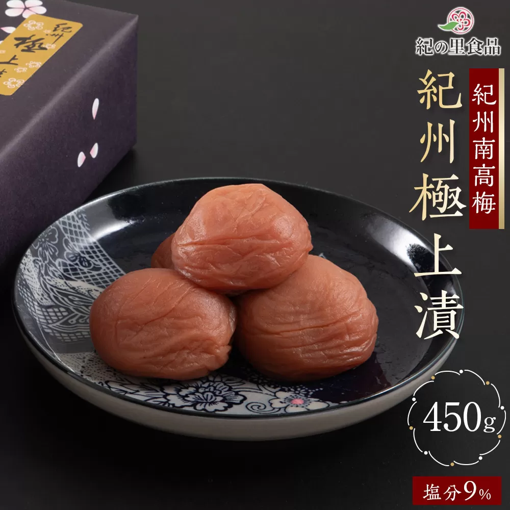 紀州南高梅 紀州極上漬 450g ［Kn14］