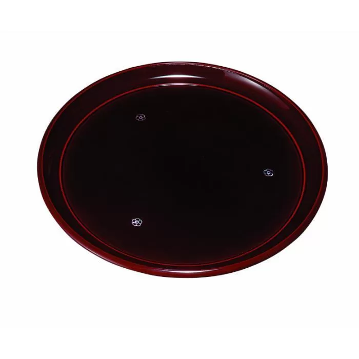 丸盆 30cm 総溜 明月 ［YG459］