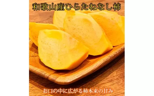 【ご家庭用わけあり】和歌山秋の味覚　平核無柿（ひらたねなしがき）3.5kg