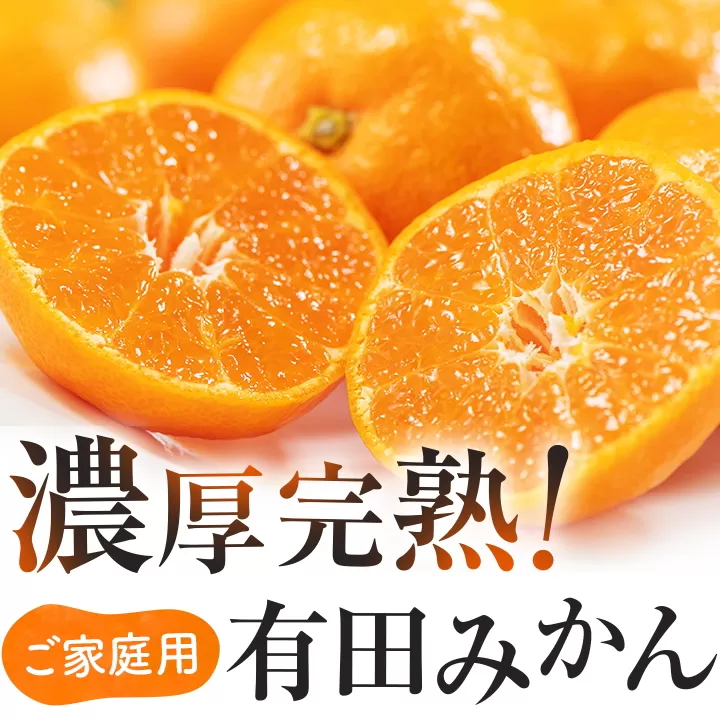 【10月発送】有田育ちのご家庭用完熟 有田みかん 1kg＋200g