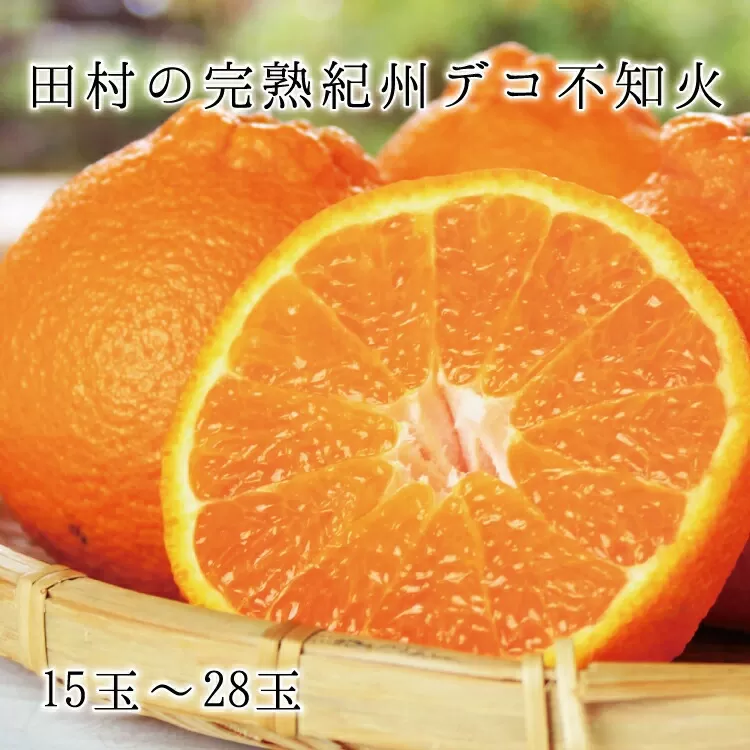 高級ブランド田村の完熟紀州デコ(不知火) ※2026年2月下旬頃〜2026年3月中旬頃に順次発送予定(お届け日指定不可) / オレンジ デコポン 不知火 みかん 有田みかん 柑橘