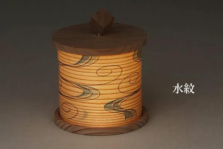 豆行灯 水紋