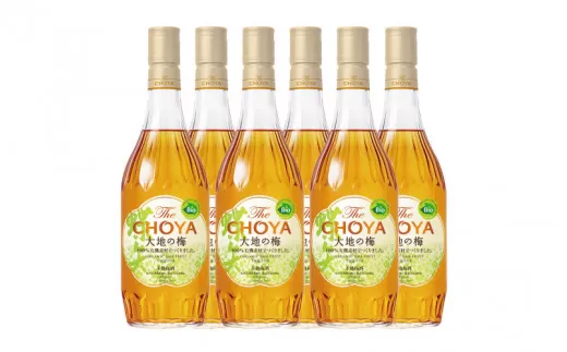 The CHOYA 大地の梅 700ml×6本(1ケース)/梅酒 梅 ウメ お酒 リキュール チョーヤ 有機 オーガニック 紀州 和歌山 国産