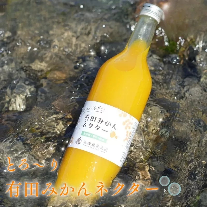 とろり　みかんネクター720ml×2本【無添加100%ストレートジュース】【有田みかんジュース】