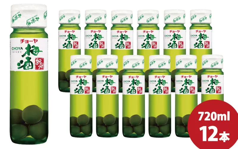 チョーヤ 梅酒紀州　720ml×12本（1ケース）/梅酒 梅 ウメ お酒 リキュール 酒 紀州 和歌山 CHOYA 国産
