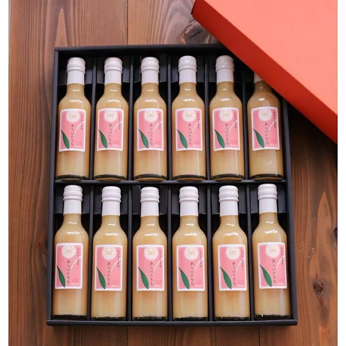 あら川の桃 60％ 果汁入り ドリンク 200ml × 12本 入り ギフトセット【mao10】