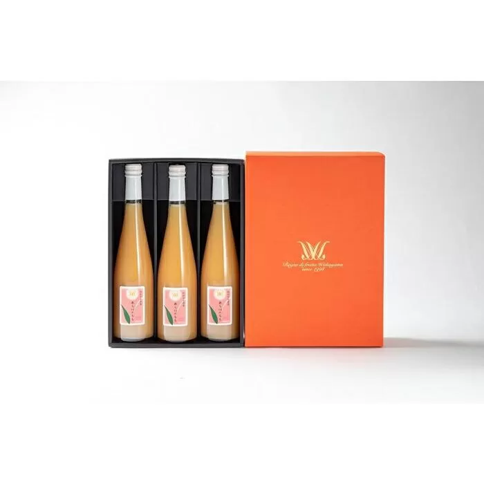 あら川の桃 60％ 果汁入り ドリンク 500ml × 3本 入り ギフトセット【mao13】
