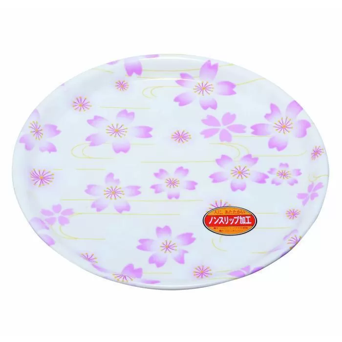 カラートレー 丸盆 30cm さくら【YG30】
