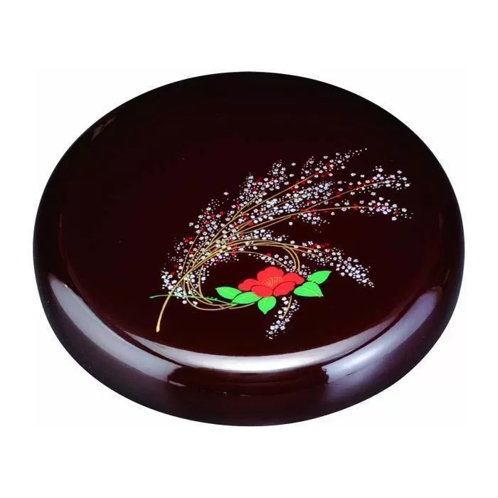 菓子器 6.0寸 溜 雪小町【YG95】