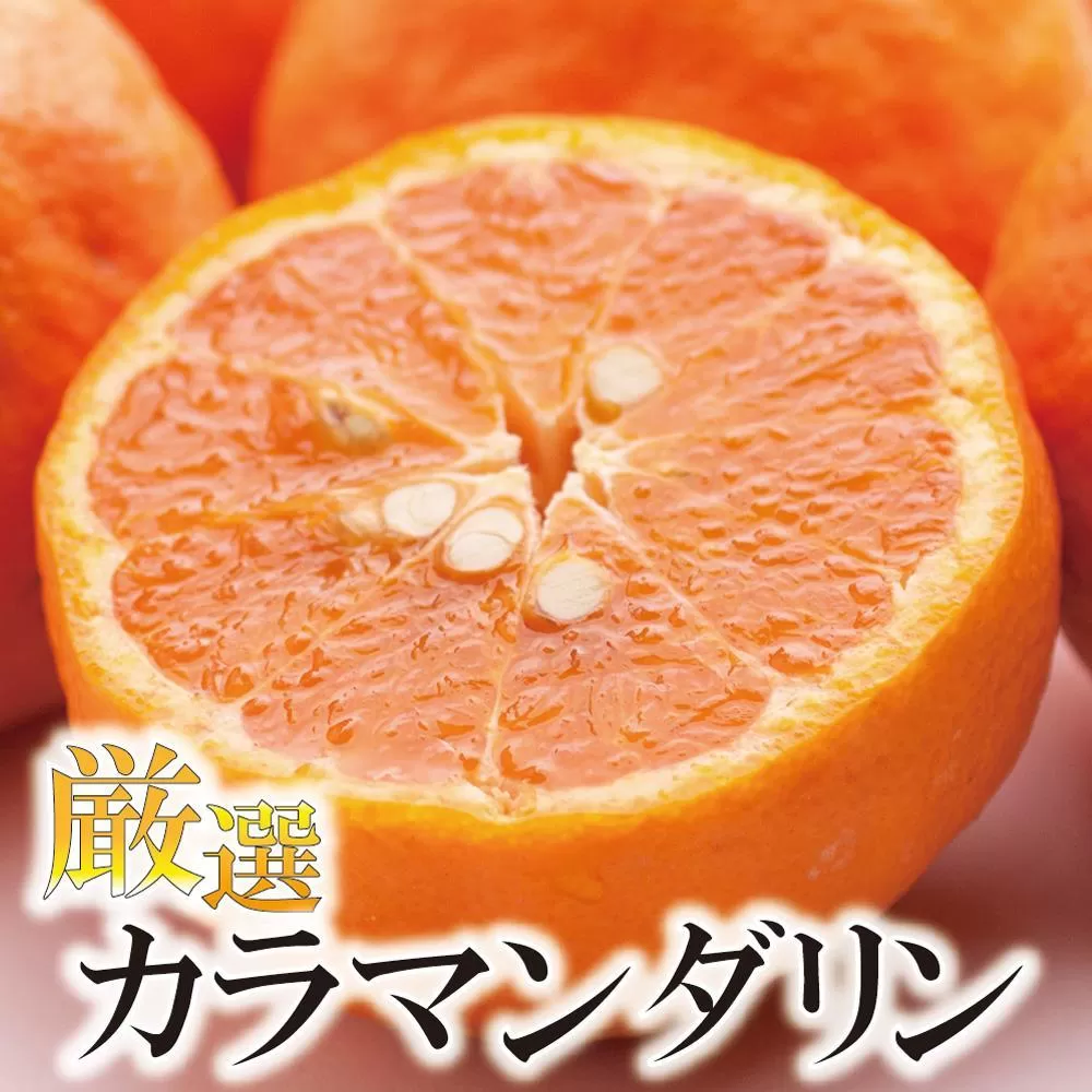 ＜4月より発送＞ 厳選 カラマンダリン3kg+90g（傷み補償分）南津海・なつみ光センサー選別 希少な春柑橘 みかんと同じように食べられます［IKE66］