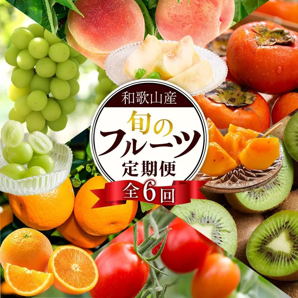 和歌山の旬の果実を 奇数月にお届け全6回定期便【TM49】