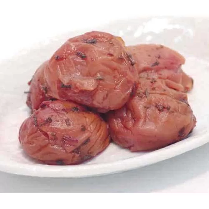 しそかつお梅干しつぶれ梅（はちみつ入り）［ご家庭用］１ｋｇ《紀州南高梅》