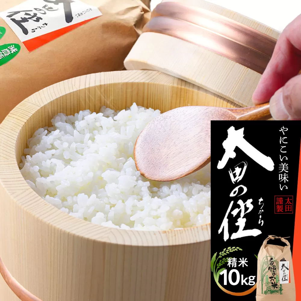 『太田のちから』10kg 減農薬栽培・有機質肥料栽培のコシヒカリ