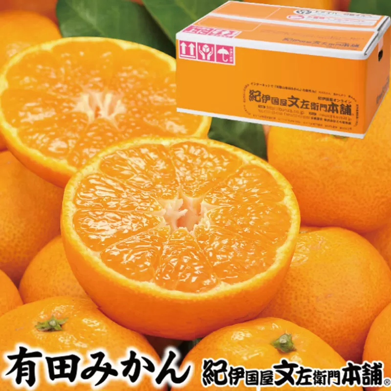 ブランド有田みかん【Ｌ】秀品10kg ／産地直送／薄皮で甘い美味しい和歌山県産／紀伊国屋文左衛門本舗　※2025年11月上旬～2026年1月中旬頃より順次発送（お届け日指定不可）