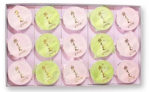【予約】水ようかん　15個入り (2025年6月〜発送予定）/ 羊羹水 ようかん 小豆 抹茶 和菓子 ギフト 贈答