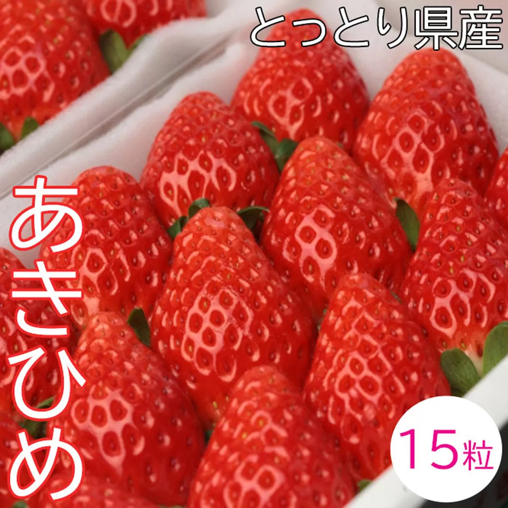 OT02：鳥取県産いちごあきひめ　ギフト箱　15粒