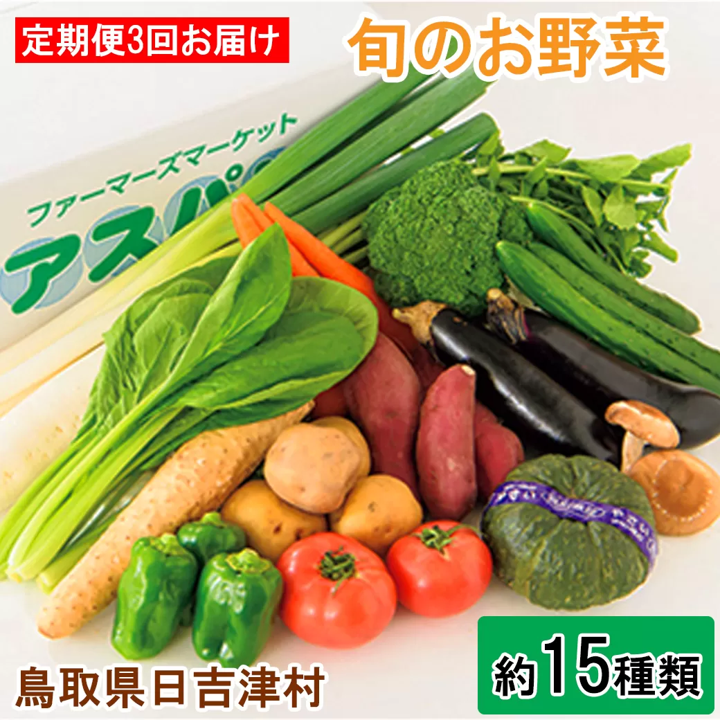 TA01：【3回定期便】ふるさと野菜詰め合わせ