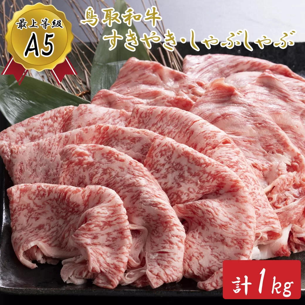 KA03：A5等級！鳥取和牛すきやき・しゃぶしゃぶ食べ比べ（500g×2種）