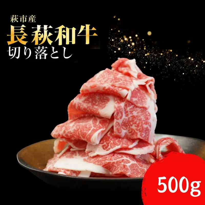 長萩和牛切り落とし 500g