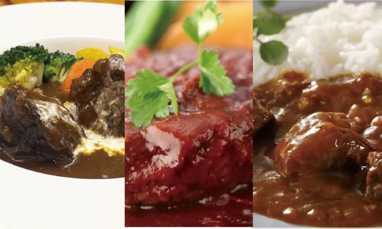 ハンバーグ 数量限定 見蘭牛 ダイニング 玄 オリジナルセット カレー シチュー ハンバーグ 各2個 計6個入り お肉｜HG000801