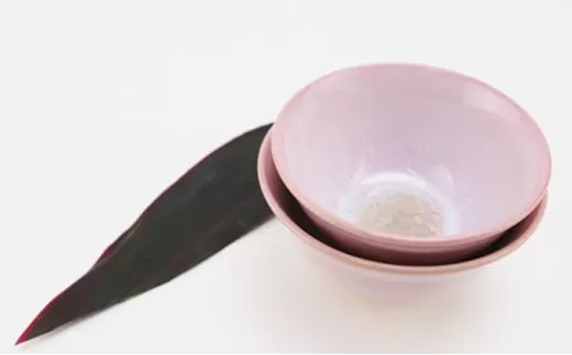 《萩焼》モモイロ ペア飯碗｜HG000167
