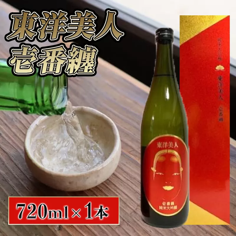日本酒 純米大吟醸 東洋美人 壱番纏  720ml×1本 酒 お酒 地酒 純米吟醸酒 アルコール｜HG000035