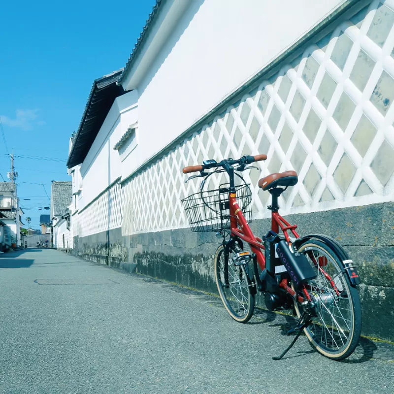 電動アシスト自転車で非日常な空間を満喫“菊屋家特別席での抹茶体験”“職人技体感！オリジナル蒲鉾作り体験”　体験型ツアー返礼品1名様分｜HGH00047