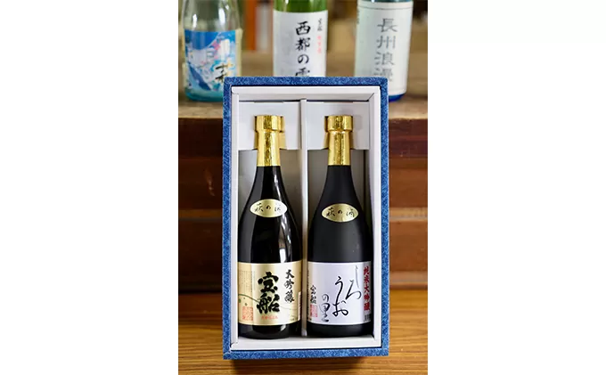 ☆GI萩取得☆ 宝船 『しろうおの里 純米大吟醸』『 大吟醸 』セット｜HG000122