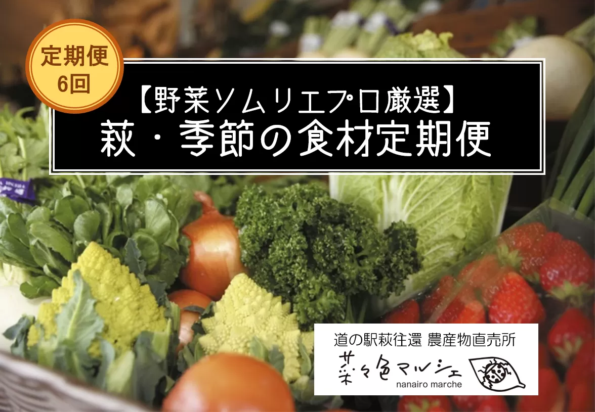 野菜ソムリエプロselect／萩・季節の食材定期便　毎月発送・6回コース｜HG0T0032