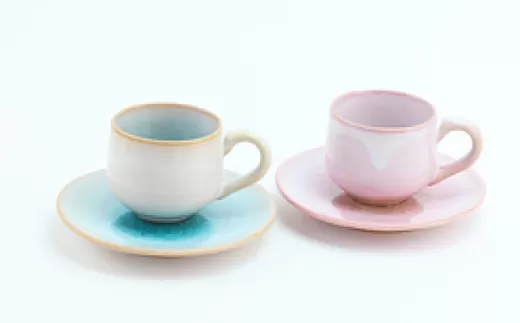 《萩焼》ソラモモ ペア珈琲器｜HG000475
